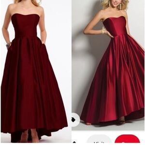 Camille La Vie Elegant Red Prom Dress